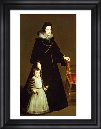 Framed Dona Antonia de Ipenarrieta y Galdo Print