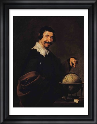 Framed Democritus Print
