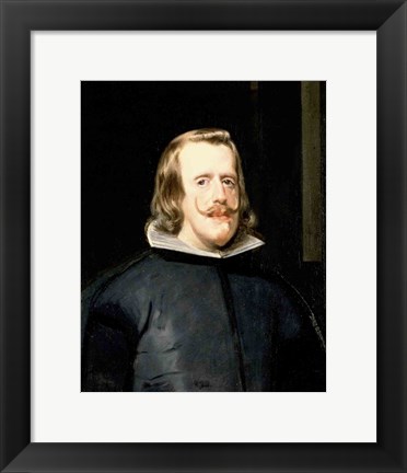 Framed Portrait of Philip IV in Court Dress Print