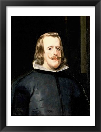 Framed Portrait of Philip IV in Court Dress Print