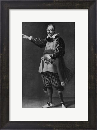 Framed Portrait of the Marquis Ambrogio Spinola Print
