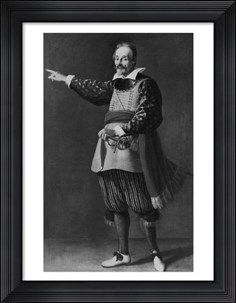 Framed Portrait of the Marquis Ambrogio Spinola Print