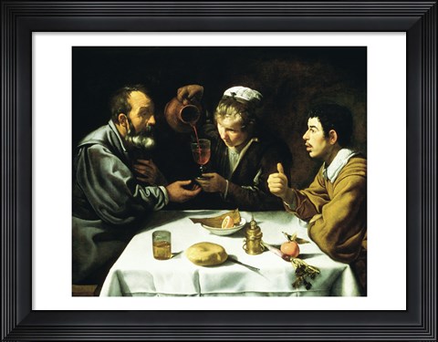 Framed Lunch, 1620 Print