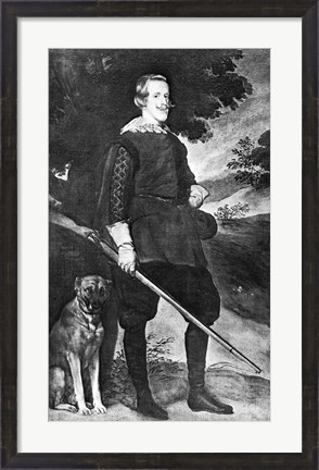 Framed Portrait of Philip IV Print