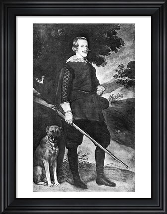 Framed Portrait of Philip IV Print