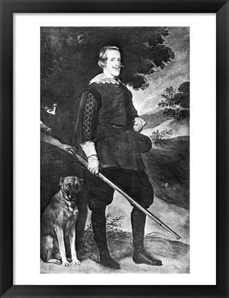 Framed Portrait of Philip IV Print