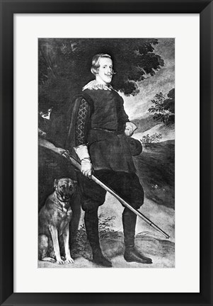 Framed Portrait of Philip IV Print