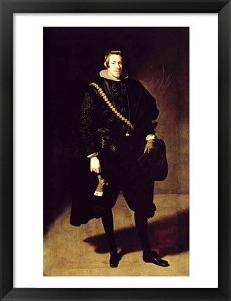 Framed Portrait of Infante Don Carlos Print