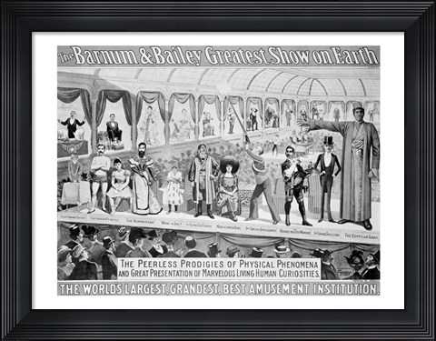 Framed &#39;The Barnum and Bailey Greatest Show on Earth&#39; Print