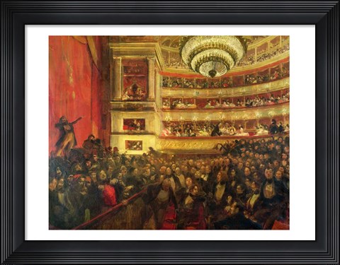 Framed Performance of &#39;Hernani&#39; Print