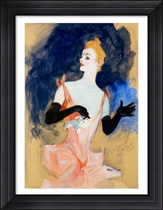 Framed Parisian Print