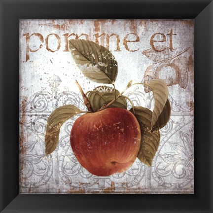 Framed Pomme Print