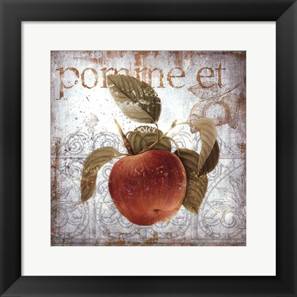 Framed Pomme Print