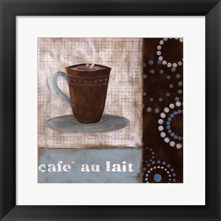 Framed Cafe Au Lait Print