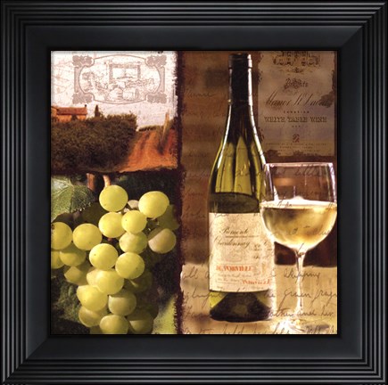 Framed Chardonnay Print