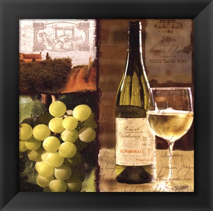 Framed Chardonnay Print