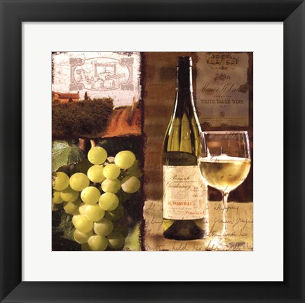 Framed Chardonnay Print