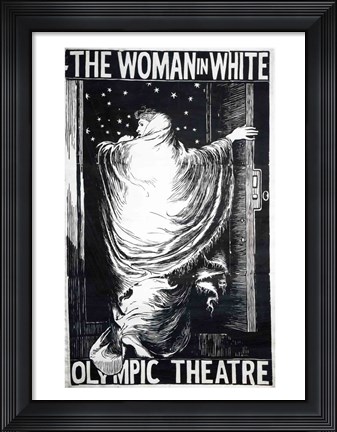 Framed Poster for the stage version of &#39;The Woman in White&#39; Print