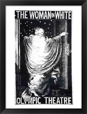 Framed Poster for the stage version of &#39;The Woman in White&#39; Print