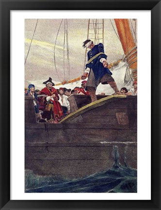 Framed Walking the Plank Print