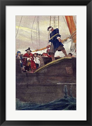 Framed Walking the Plank Print