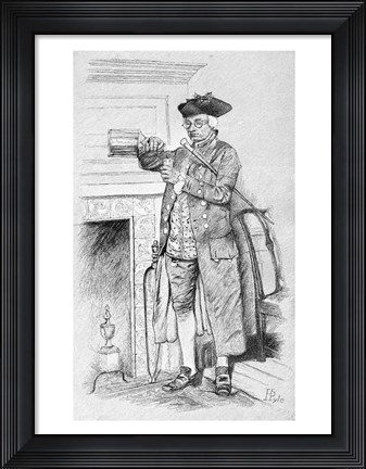 Framed Mynheer&#39;s Morning Horn Print