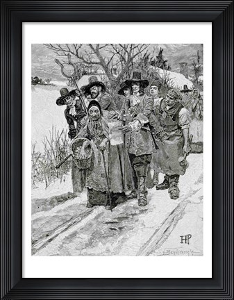 Framed Arresting a Witch Print