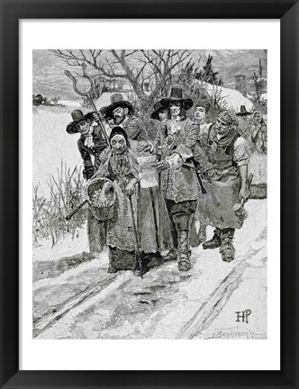 Framed Arresting a Witch Print