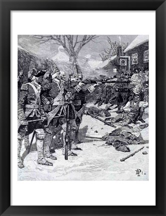 Framed &#39;Boston Massacre&#39; Print