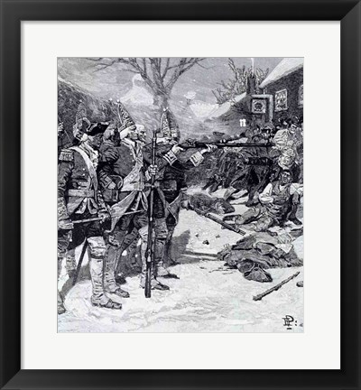 Framed &#39;Boston Massacre&#39; Print