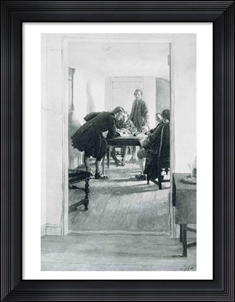Framed In the Old Raleigh Tavern Print