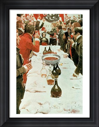 Framed Banquet to Genet Print