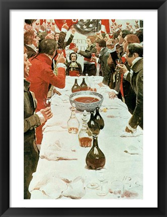 Framed Banquet to Genet Print