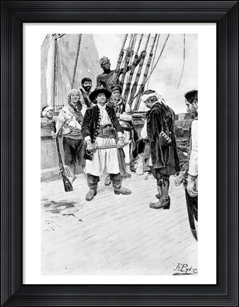 Framed Captain Tongrelow Took the Biggest Print