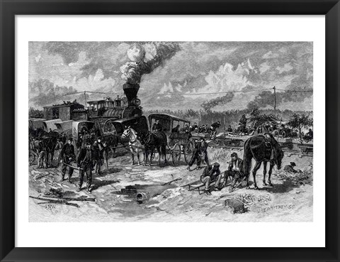 Framed After the Battle of Seven Pines, June 1862 Print
