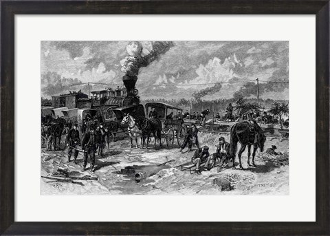 Framed After the Battle of Seven Pines, June 1862 Print