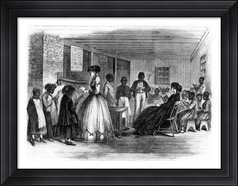 Framed Misses Cooke&#39;s schoolroom Print