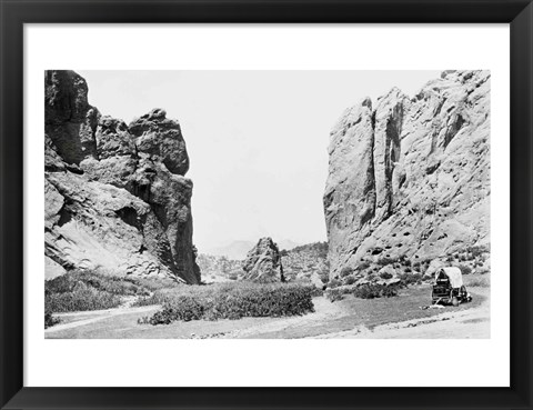 Framed Gateway and Pike&#39;s Peak Print