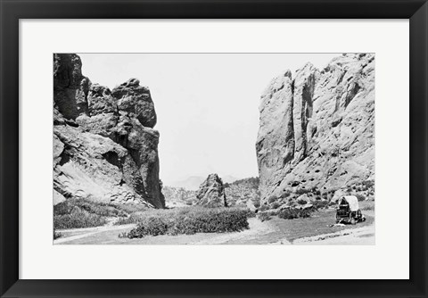 Framed Gateway and Pike&#39;s Peak Print