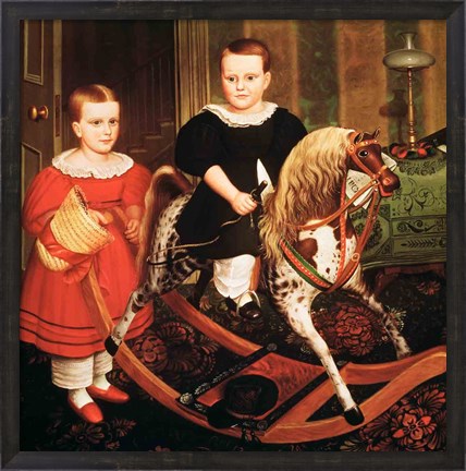 Framed Hobby Horse, c.1840 Print