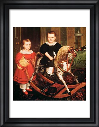 Framed Hobby Horse, c.1840 Print