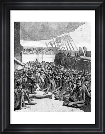 Framed Slave Deck Print