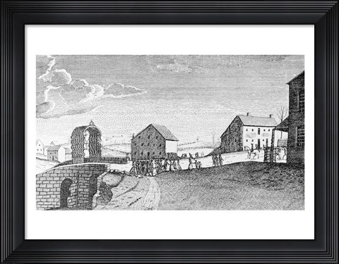 Framed Reception of Washington at Trenton, New Jersey, April 21, 1789 Print