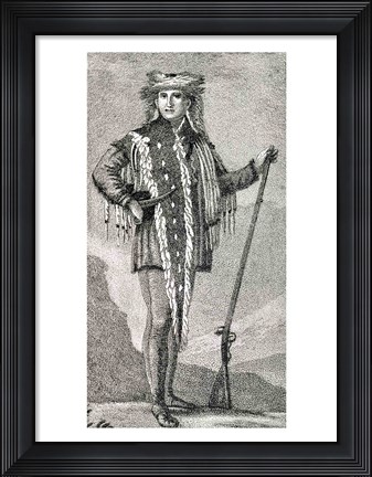 Framed Portrait of Meriwether Lewis Print