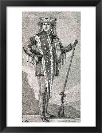 Framed Portrait of Meriwether Lewis Print