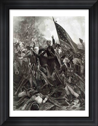 Framed Storming of Stony Point, July 1779 Print