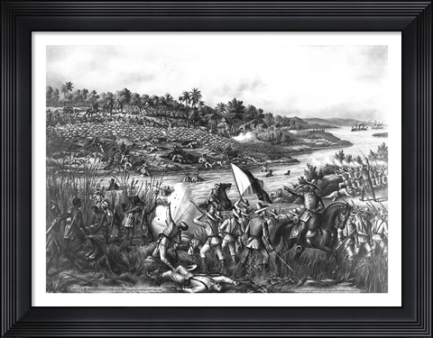 Framed Battle of Paceo Print