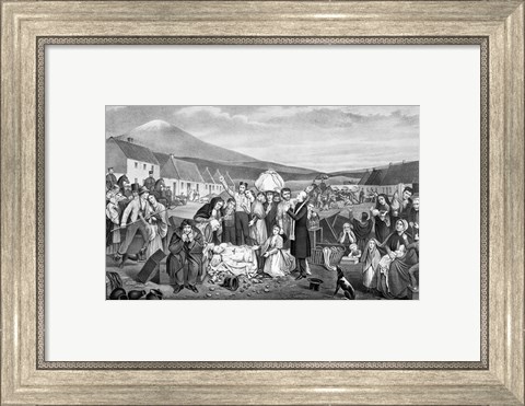 Framed Eviction: A Scene from Life in Ireland Print