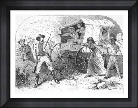 Framed Bold Stroke for Freedom Print