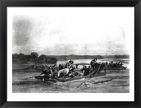 Framed Discovery of the Mississippi Print